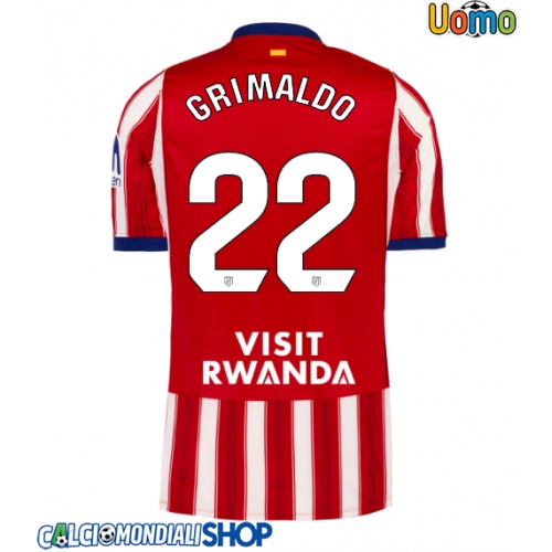 Maglie da calcio Atletico Madrid Alejandro Grimaldo #22 Prima Maglia 2026-27 Manica Corta